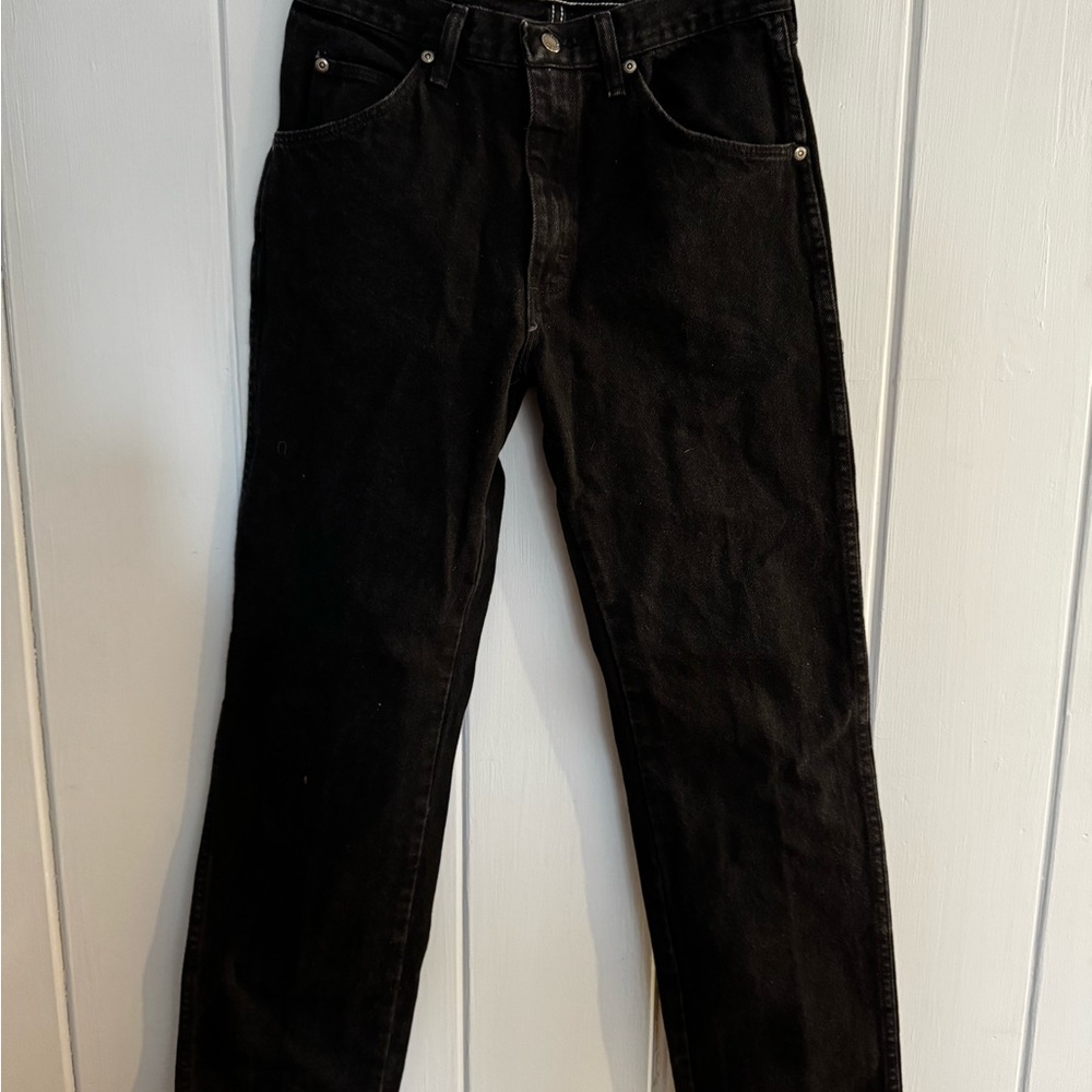 Wrangler Men's Straight Jeans - Black